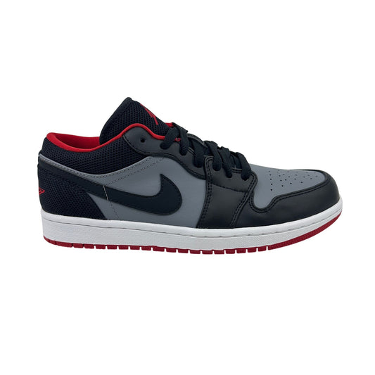 Jordan 1 Low Black Gym Red Cool Grey Mens Athletic Sneaker