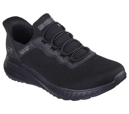 Women's Wide Fit Skechers 117500 Bobs Squad Chaos Daily Inspiration Trainer