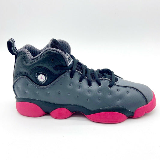 Jordan Jumpman Team II GS Dark Grey Vivid Pink Black Kids Sneakers 820276 009