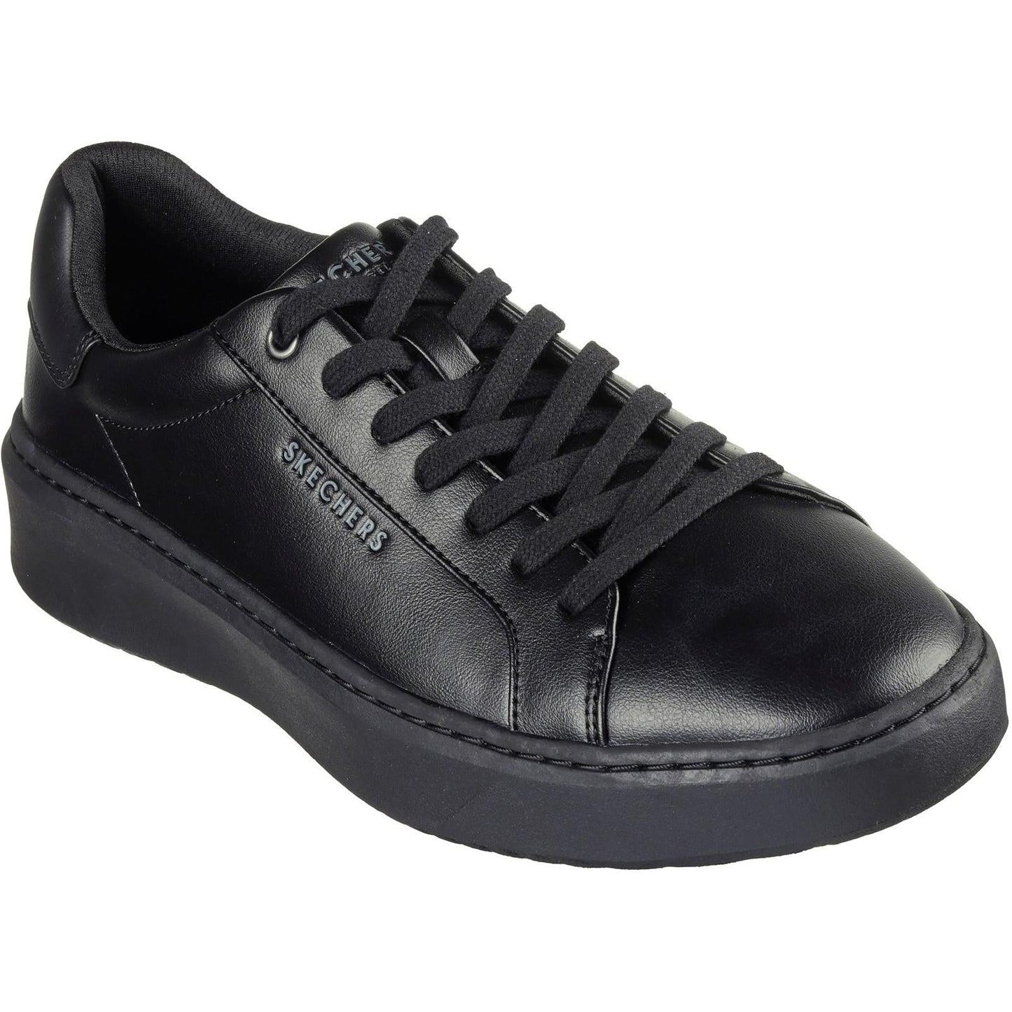 Women's Wide Fit Skechers 183175 Court Break Suit Sneakers