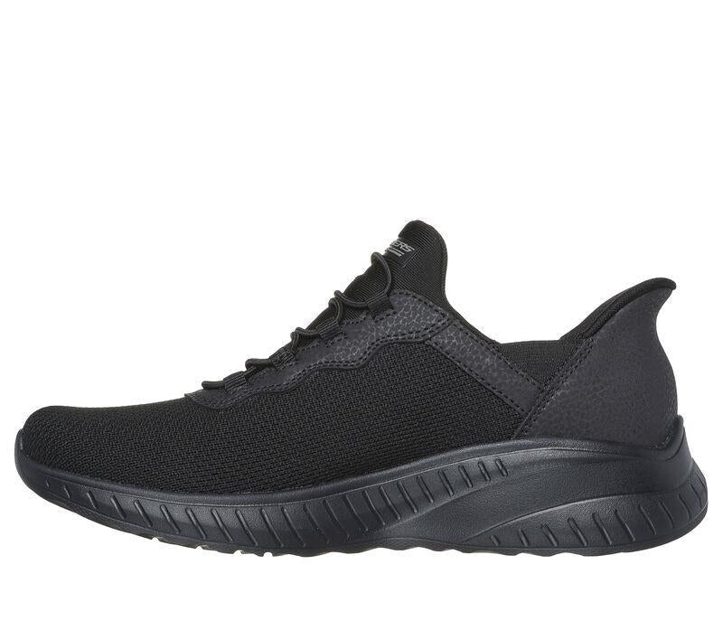 Women's Wide Fit Skechers 117500 Bobs Squad Chaos Daily Inspiration Trainer