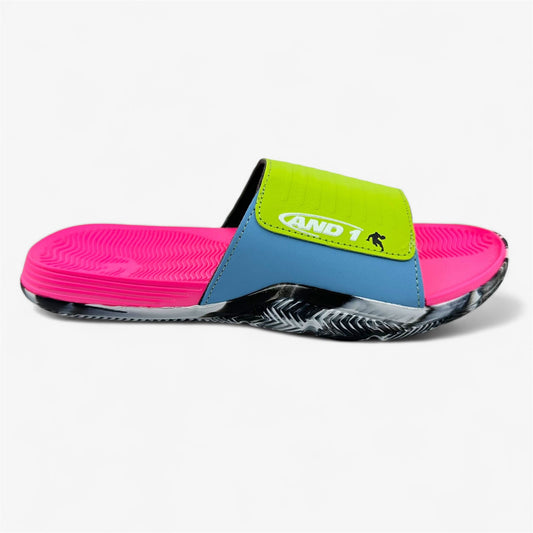 AND1 Nothin But Net Multicolor Womens Sandal Slide