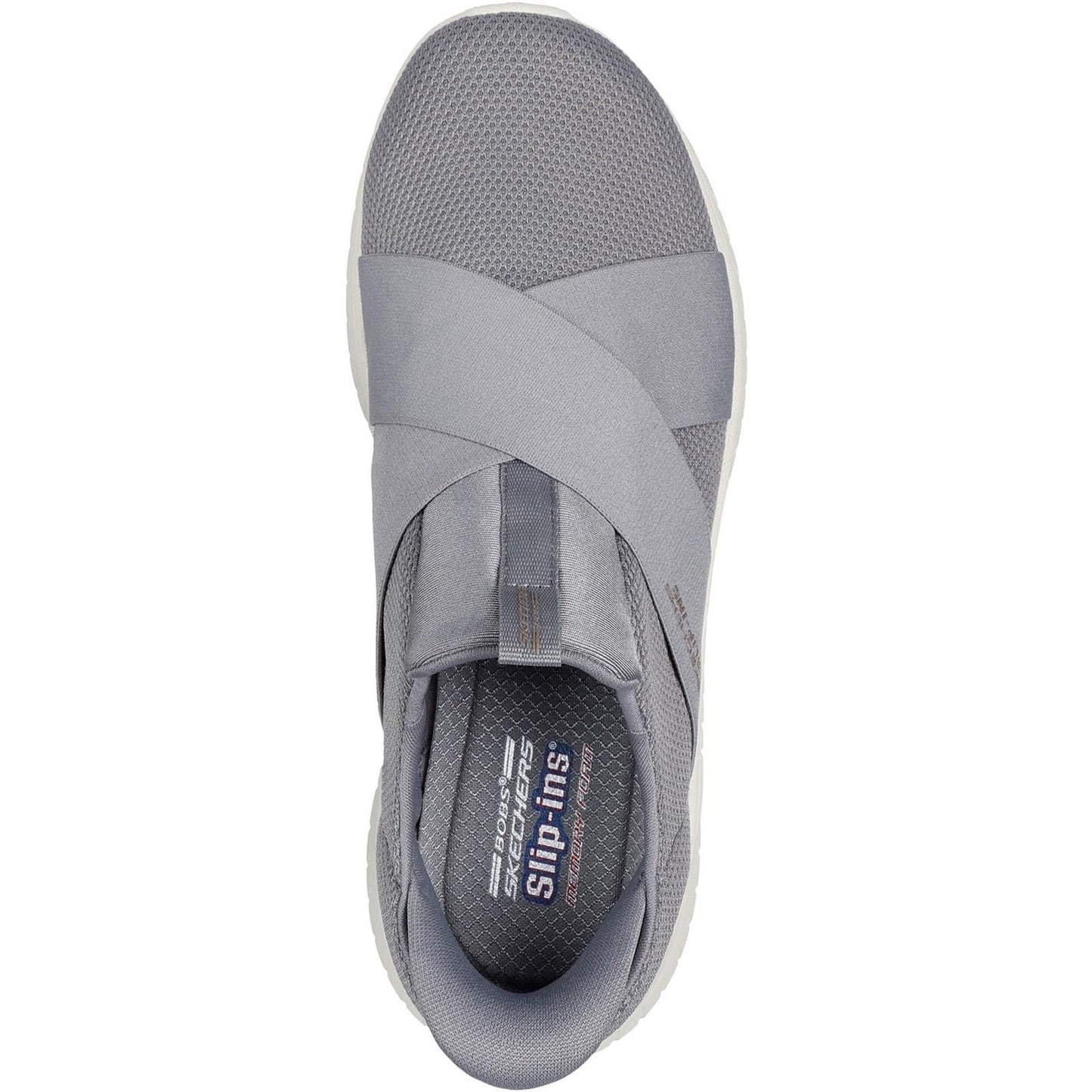Women's Wide Fit Skechers 117505 Slip-ins Bobs Sport Squad Chaos Trainers